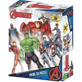 Prime 33033 3D Avengers 200 Parça Puzzle