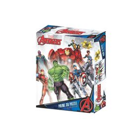 Prime 33033 3D Avengers 200 Parça Puzzle