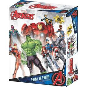 Prime 33033 3D Avengers 200 Parça Puzzle