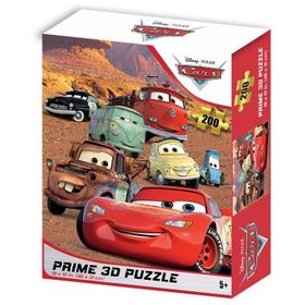 Prime 33037 3D Disney Cars 200 Parça Puzzle