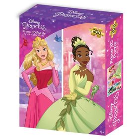 Prime 33039 3D Disney Princess 200 Parça Puzzle