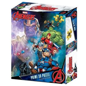 Prime 33125 3D Avengers 200 Parça Puzzle