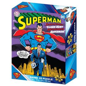 Prime 33203 3D Dc Comics Superman 300 Parça Puzzle