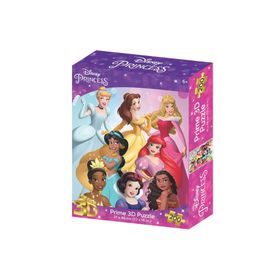 Prime 33356 3D Disney Prensesler 200 Parça Puzzle