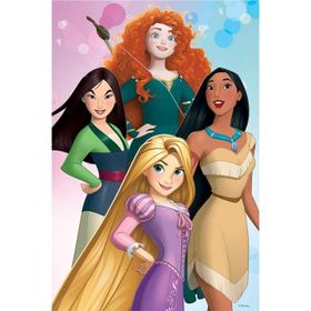 Prime 33357 3D Disney Prensesler 200 Parça Puzzle