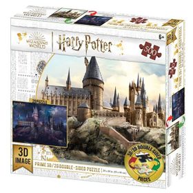 Prime 37579 3D Harry Potter Çift Taraflı 500 Parça Puzzle