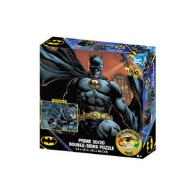 Prime 37581 3D Dc Comics Batman Çift Taraflı 500 Parça Puzzle