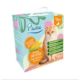Prime 8 lt Topaklaşan Bitkisel Kedi Kumu