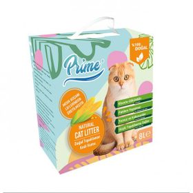 Prime 8 lt Topaklaşan Bitkisel Kedi Kumu