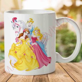 Princesses Çizgi Film Baskılı Kupa