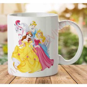 Princesses Çizgi Film Baskılı Kupa