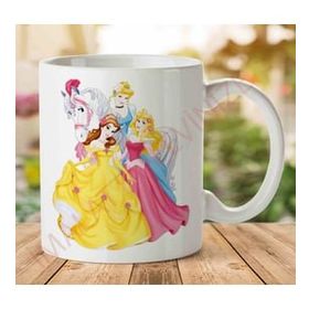 Princesses Çizgi Film Baskılı Kupa