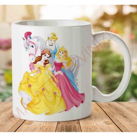 Princesses Çizgi Film Baskılı Kupa