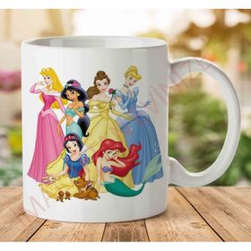 Princesses Çizgi Film Baskılı Kupa