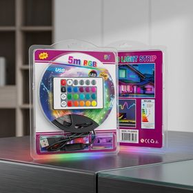 Princo PR-3528 5 mt RGB Şerit LED Uzaktan Kumandalı Aydınlatma