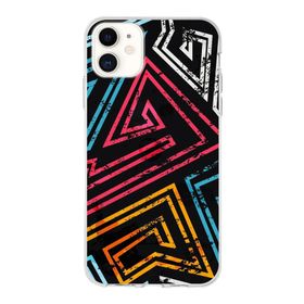 Printify Apple iPhone 11 ile Uyumlu Kapak Eskitme Tasarımlı 1mm Fit Şeffaf Silikon Kılıf