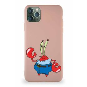 Printify Apple Iphone 11 Pro Max Soft Premier Kapak Bay Yengeç Tasarımlı Silikon Pudra Kılıf