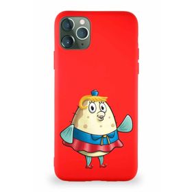 Printify Apple Iphone 11 Pro Max Soft Premier Kapak Puff Tasarımlı Silikon Kırmızı Kılıf