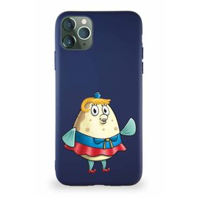 PrintiFy Apple Iphone 11 Pro Max Soft Premier Kapak Puff Tasarımlı Silikon Lacivert Kılıf
