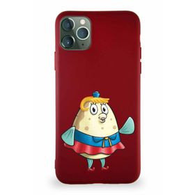 Printify Apple Iphone 11 Pro Max Soft Premier Kapak Puff Tasarımlı Silikon Mürdüm Kılıf