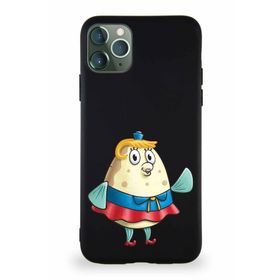 PrintiFy Apple Iphone 11 Pro Max Soft Premier Kapak Puff Tasarımlı Silikon Siyah Kılıf