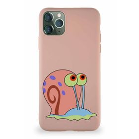 Printify Apple Iphone 11 Pro Max Soft Premier Kapak Salyangoz Gary Tasarımlı Silikon Pudra Kılıf