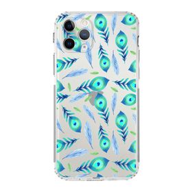 Printify Apple iPhone 11 Pro Uyumlu Nazar Boncuğu 3 Baskılı Kamera Korumalı Şeffaf Silikon Kılıf