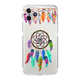 Printify Apple iPhone 11 Pro Uyumlu Nazar Boncuğu 6 Baskılı Kamera Korumalı Şeffaf Silikon Kılıf