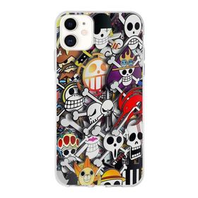 Printify Apple iPhone 11 Uyumlu Kapak Anime Tasarımlı 1mm Fit Şeffaf Silikon Kılıf