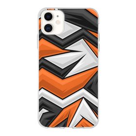 Printify Apple iPhone 11 Uyumlu Kapak Grafiti Style Tasarımlı 1mm Fit Şeffaf Silikon Kılıf