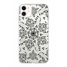 Printify Apple iPhone 11 Uyumlu Kapak Nostalji Desen - B Tasarımlı 1mm Fit Şeffaf Silikon Kılıf