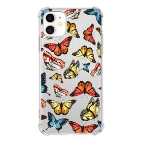 Printify Apple iPhone 11 Uyumlu Water Color 2 Baskılı Şeffaf Köşe Korumalı Antişok Kılıf