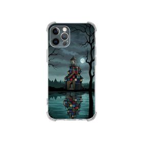 Printify Apple iPhone 11promax ile Uyumlu Simya Serisi Gölge Ve Cam Tasarımlı Uv Baskılı Köşe Korumalı Antişok Kılıf