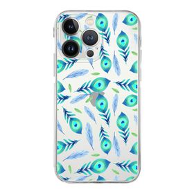 Printify Apple iPhone 13 Pro ile Uyumlu Nazar Boncuğu 3 Baskılı Kamera Korumalı Şeffaf Silikon Kılıf