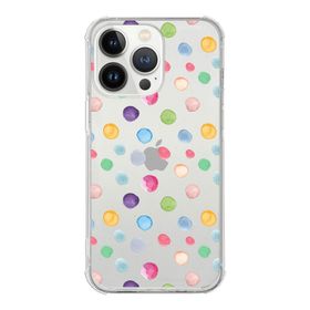 Printify Apple iPhone 13 Pro Max Uyumlu Water Color 6 Baskılı Şeffaf Köşe Korumalı Antişok Kılıf