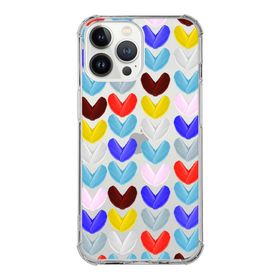 Printify Apple iPhone 13 Pro Uyumlu Water Color 1 Baskılı Şeffaf Köşe Korumalı Antişok Kılıf
