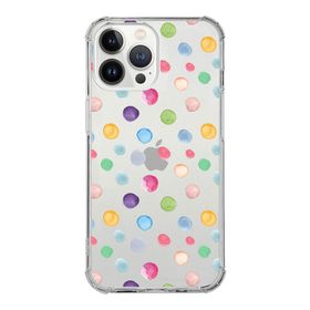 Printify Apple iPhone 13 Pro Uyumlu Water Color 6 Baskılı Şeffaf Köşe Korumalı Antişok Kılıf
