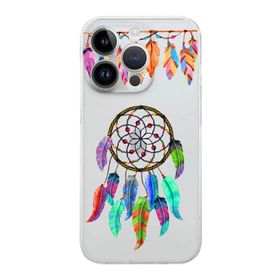 Printify Apple iPhone 14 Pro Max ile Uyumlu Nazar Boncuğu 6 Baskılı Kamera Korumalı Şeffaf Silikon Kılıf