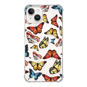 Printify Apple iPhone 14 Uyumlu Water Color 2 Baskılı Şeffaf Köşe Korumalı Antişok Kılıf