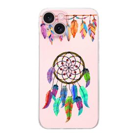 Printify Apple iPhone 15 ile Uyumlu Nazar Boncuğu 6 Baskılı Kamera Korumalı Şeffaf Silikon Kılıf