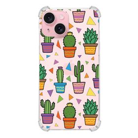 Printify Apple iPhone 15 Uyumlu Water Color 4 Baskılı Şeffaf Köşe Korumalı Antişok Kılıf