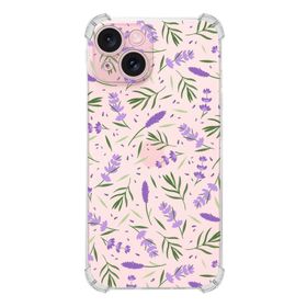 Printify Apple iPhone 15 Water Color 3 Şeffaf Köşe ve Kamera Korumalı Korumalı Antişok Kılıf
