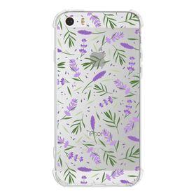 Printify Apple iPhone 5S Uyumlu Water Color 3 Baskılı Şeffaf Köşe Korumalı Antişok Kılıf