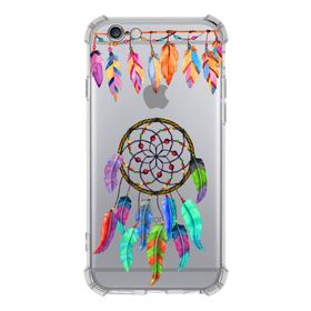 Printify Apple iPhone 6 Plus Uyumlu Nazar Boncuğu 6 Baskılı Şeffaf Köşe Korumalı Antişok Kılıf