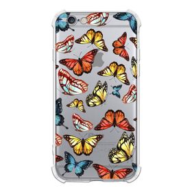 Printify Apple iPhone 6 Uyumlu Water Color 2 Baskılı Şeffaf Köşe Korumalı Antişok Kılıf