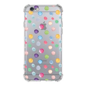 Printify Apple iPhone 6S Plus Uyumlu Water Color 6 Baskılı Şeffaf Köşe Korumalı Antişok Kılıf