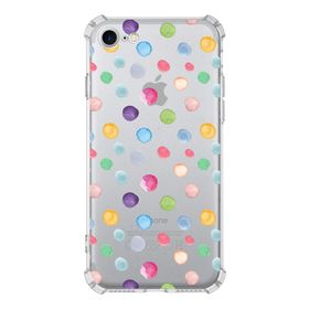 Printify Apple iPhone SE 2020 Uyumlu Water Color 6 Baskılı Şeffaf Köşe Korumalı Antişok Kılıf