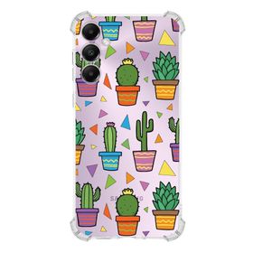 PrintiFy Galaxy A05S Uyumlu Water Color 4 Baskılı Şeffaf Köşe Korumalı Antişok Kılıf