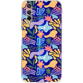 Printify Huawei Honor 20 Uyumlu Kamera Korumalı Kapak Memphis Desen Tasarımlı Şeffaf Cep Telefonu Kılıfı