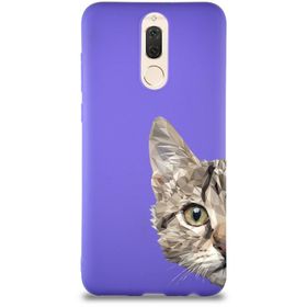 Printify Huawei Mate 10 Lite Soft Premier Kapak Catface Tasarımlı Silikon Cep Telefonu Kılıfı
